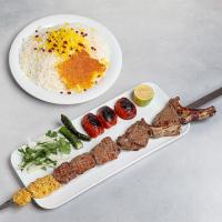 چلو کباب میکس یک نفره مخصوص شاندیز