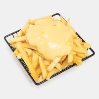 سیب زمینی سرخ کرده با پنیر چدار