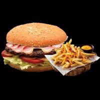 بیکن برگر کمبو