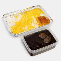 چلو خورشت قورمه سبزی