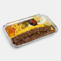 چلو کباب کوبیده معمولی