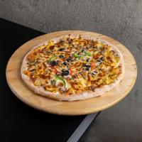 پیتزا پولو (مرغ و قارچ)