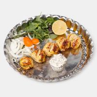 خوراک رول جوجه کباب با سس قارچ