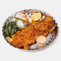 خوراک ماهی قزل آلا سرخ شده 