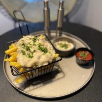 سیب زمینی با سس قارچ