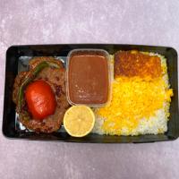 چلو کباب تابه ای