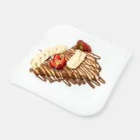 کرپ موز و توت فرنگی