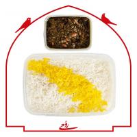 چلو خورشت قرمه سبزی