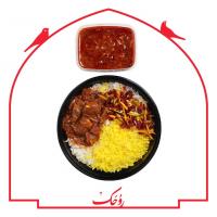 چلو قیمه نثار متوسط