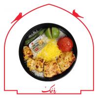 چلو جوجه کباب بدون استخوان متوسط