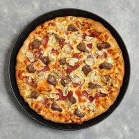 پیتزا بیف بیکن آمریکایی خانواده (35 سانتی متری)