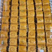 حلوا خرمای زعفرانی