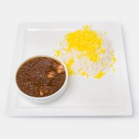 چلو خورشت فسنجان با فیله مرغ