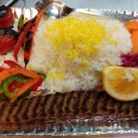 چلو کباب کوبیده مخصوص