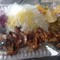 چلو پاچین زعفرانی