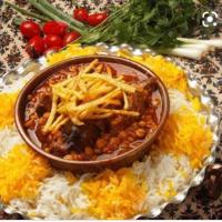 چلو خورشت قیمه سیب زمینی