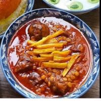 خورشت قیمه سیب زمینی (اضافه)