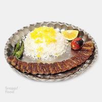 چلو کباب اصل بناب (برنج قالبی)