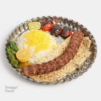  چلو کباب لقمه زعفرانی اقتصادی