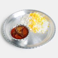 چلو خورشت قیمه بادمجان