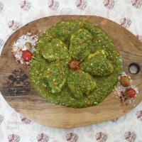 بوقلمون کبابی سبزیجات (سبزیجات خرد شده و سیر)