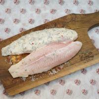 فیله ماهی شوریده لاری(ماست چکیده و حریره سیر)