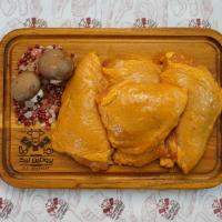 استیک ران مرغ رژیمی زعفرانی