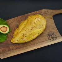 استیک سینه مرغ رژیمی زعفرانی(با روغن کنجد)