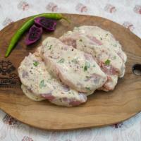 استيک سينه بوقلمون لاري(ماست چکيده و حريره سير)