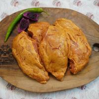 استيک سينه بوقلمون رژيمي زعفراني (با روغن کنجد)