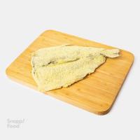 شنیسل ماهی قزل آلا سالمون سوخاری با آرد ریز سوخاری