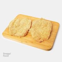 شنیسل بوقلمون سوخاری با آرد ریز سوخاری