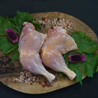 ران مرغ پاک شده بدون پوست و کمر