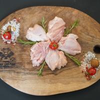 ران مرغ بدون استخوان جوجه کبابی خرد شده