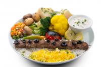 فیله باربیکیو با سبزیجات (پرسی)