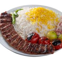 چلو کباب لقمه