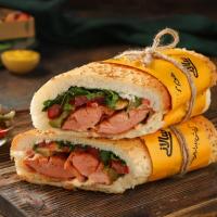 ساندویچ کوکتل آمریکایی یک نفره (200 گرم سوسیس کوکتل)