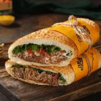 ساندویچ رست بیف یک نفره (200 گرم گوشت گوساله)