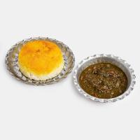 چلو خورشت قورمه سبزی