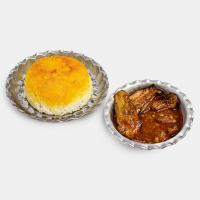 چلو خورشت قیمه بادمجان
