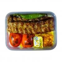 چلو کباب لقمه زعفرانی 220گرم