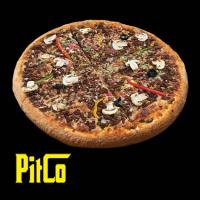 پیتزا گوشت و قارچ ایتالیایی