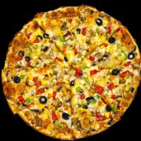 پیتزا سبزیجات آمریکایی