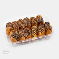 کیک دونات شکلاتی