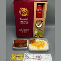 چلو خورشت قیمه بادمجان ممتاز پلاس