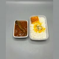 چلو خورشت قیمه بادمجان