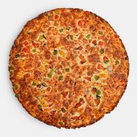 پیتزا گوشت و قارچ آمریکایی