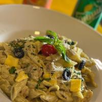 پاستا چیکن با سس آلفردو