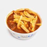 خورشت قیمه سیب زمینی (اضافه)