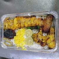 چلو جوجه کباب با استخوان